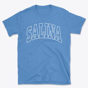 Salina Oklahoma Trendy Block Basic T-Shirt