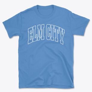 Elm City North Carolina Trendy Block Basic T-Shirt