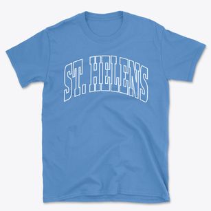 St. Helens Oregon Trendy Block Basic T-Shirt