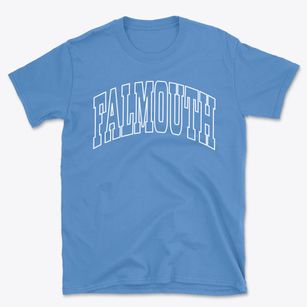 Falmouth Maine Trendy Block Basic T-Shirt