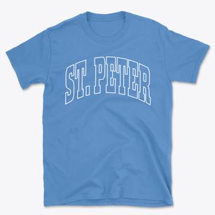 St. Peter Minnesota Trendy Block Basic T-Shirt