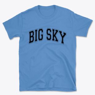 Big Sky Montana Varsity Basic T-Shirt