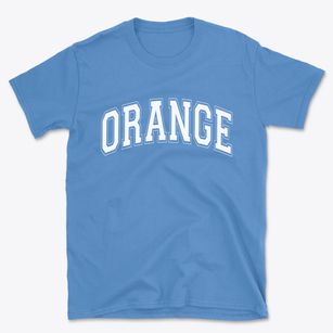 Orange Connecticut Varsity Basic T-Shirt