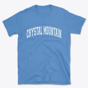 Crystal Mountain Michigan Varsity Basic T-Shirt