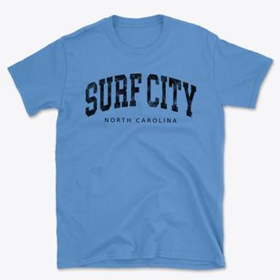 Surf City North Carolina Urban Vibe Basic T-Shirt