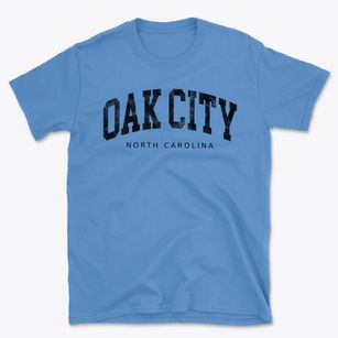 Oak City North Carolina Urban Vibe Basic T-Shirt