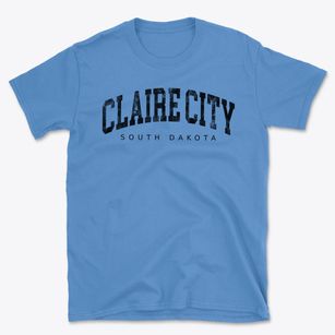 Claire City South Dakota Urban Vibe Basic T-Shirt