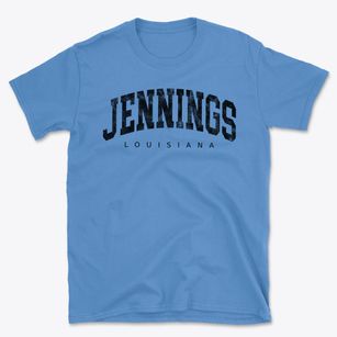 Jennings Louisiana Urban Vibe Basic T-Shirt