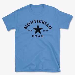 Monticello Utah Star Basic T-Shirt