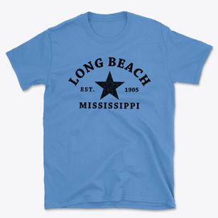 Long Beach Mississippi Star Basic T-Shirt