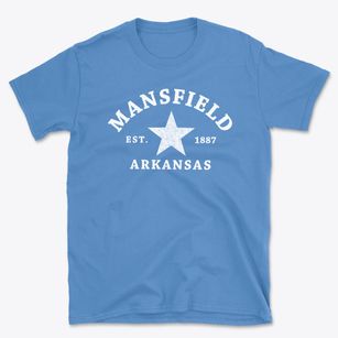 Mansfield Arkansas Star Basic T-Shirt