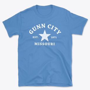 Gunn City Missouri Star Basic T-Shirt