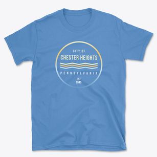 Chester Heights Pennsylvania Color Fade Basic T-Shirt