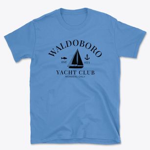 Waldoboro Maine Yacht Club Basic T-Shirt