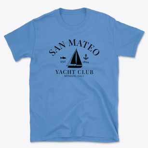 San Mateo California Yacht Club Basic T-Shirt