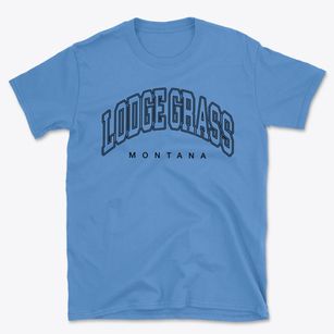Lodge Grass Montana Inline Basic T-Shirt