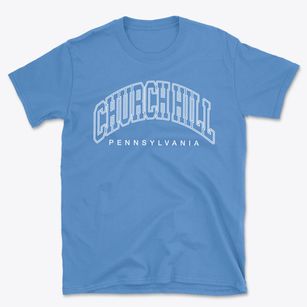 Church Hill Pennsylvania Inline Basic T-Shirt