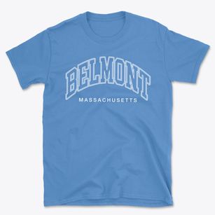 Belmont Massachusetts Inline Basic T-Shirt