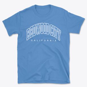 Redwood City California Inline Basic T-Shirt