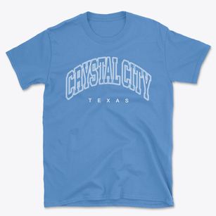Crystal City Texas Inline Basic T-Shirt