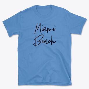 Miami Beach New Jersey Freestyle Basic T-Shirt