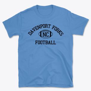Davenport Forks North Carolina Football Basic T-Shirt