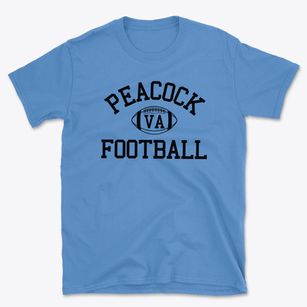 Peacock Virginia Football Basic T-Shirt