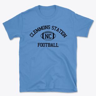 Clemmons Station North Carolina Football Basic T-Shirt