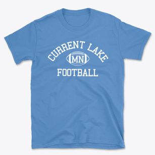 Current Lake Minnesota Football Basic T-Shirt