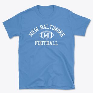 New Baltimore Michigan Football Basic T-Shirt