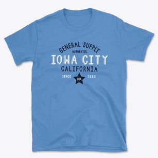 Iowa City California General Supply Basic T-Shirt