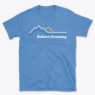Bakers Crossing Georgia Mountain View Basic T-Shirt
