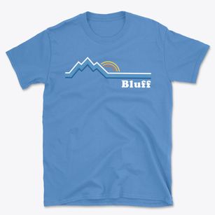 Bluff North Carolina Mountain View Basic T-Shirt