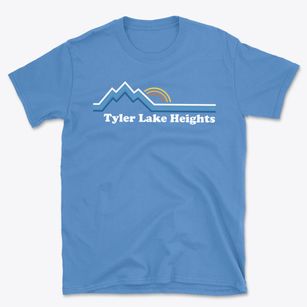 Tyler Lake Heights Connecticut Mountain View Basic T-Shirt