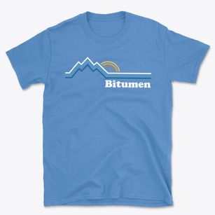 Bitumen Pennsylvania Mountain View Basic T-Shirt
