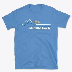 Middle Fork North Carolina Mountain View Basic T-Shirt