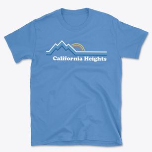 California Heights California Mountain View Basic T-Shirt