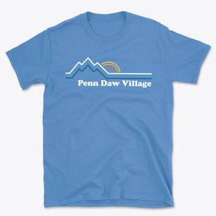 Penn Daw Village Virginia Mountain View Basic T-Shirt