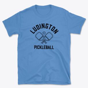 Ludington Michigan Pickleball Basic T-Shirt