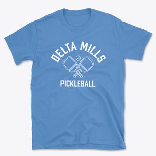 Delta Mills Michigan Pickleball Basic T-Shirt