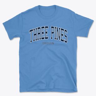 Three Pines Oregon Traditional Basic T-Shirt