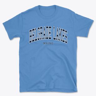 Belgrade Lakes Maine Traditional Basic T-Shirt