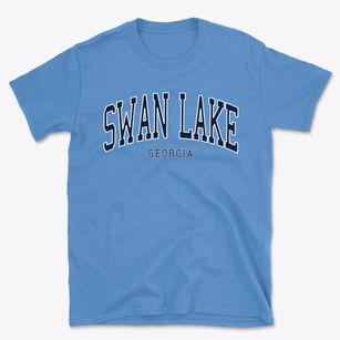Swan Lake Georgia Traditional Basic T-Shirt