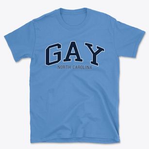 Gay North Carolina Traditional Basic T-Shirt