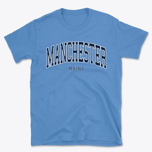 Manchester Maine Traditional Basic T-Shirt
