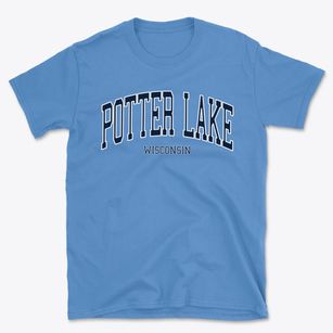 Potter Lake Wisconsin Traditional Basic T-Shirt
