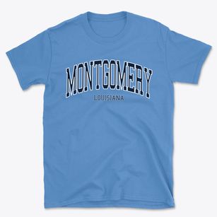 Montgomery Louisiana Traditional Basic T-Shirt