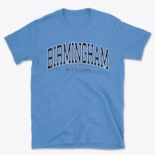 Birmingham Michigan Traditional Basic T-Shirt
