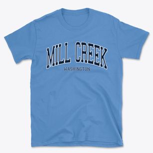 Mill Creek Washington Traditional Basic T-Shirt