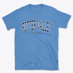 Potter Valley California Traditional Basic T-Shirt